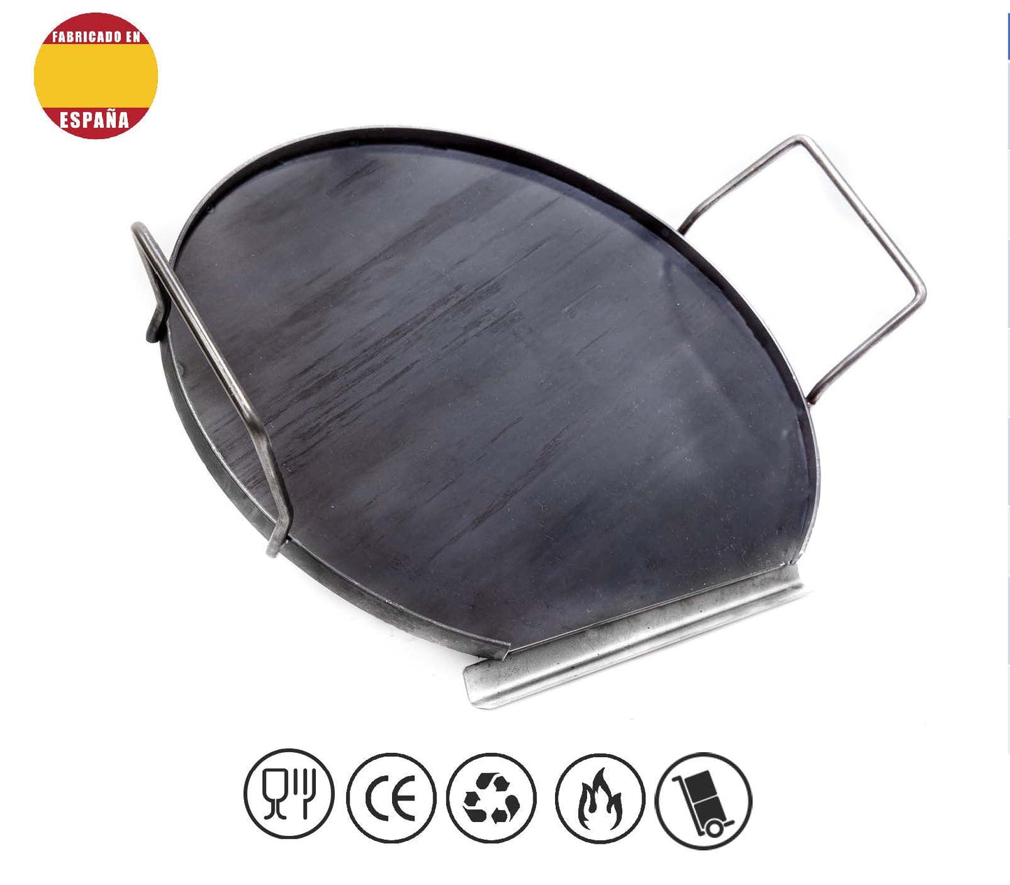 Plancha Redonda de Hierro para Barbacoa y Gas 600