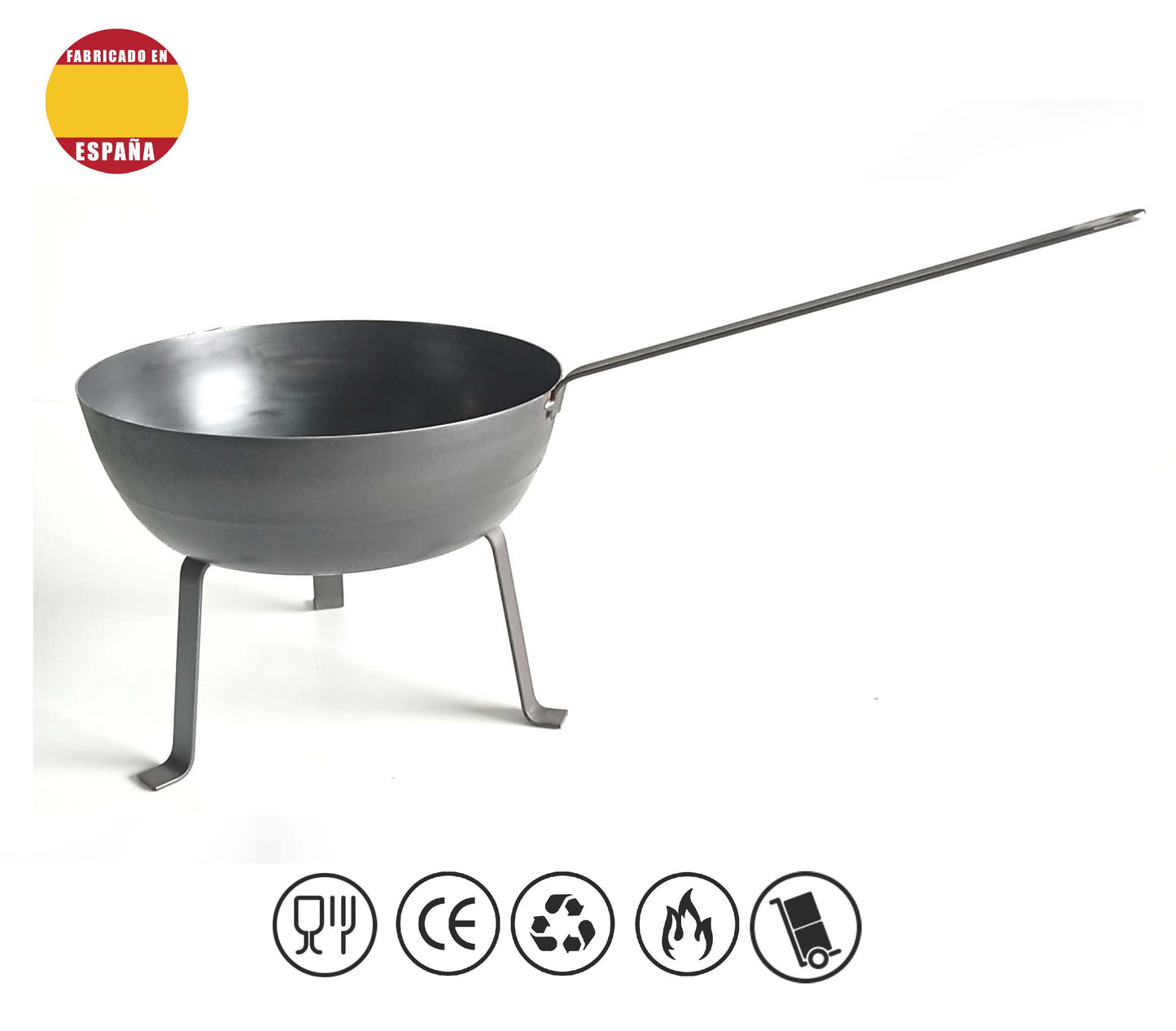 Sarten Hierro Con Patas Nº 30