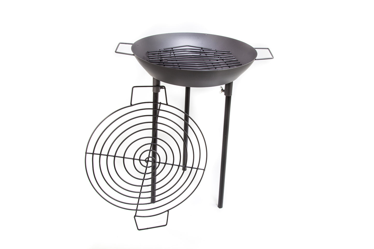 Barbacoa Redonda con Parrilla Espiral 500 - Hierro