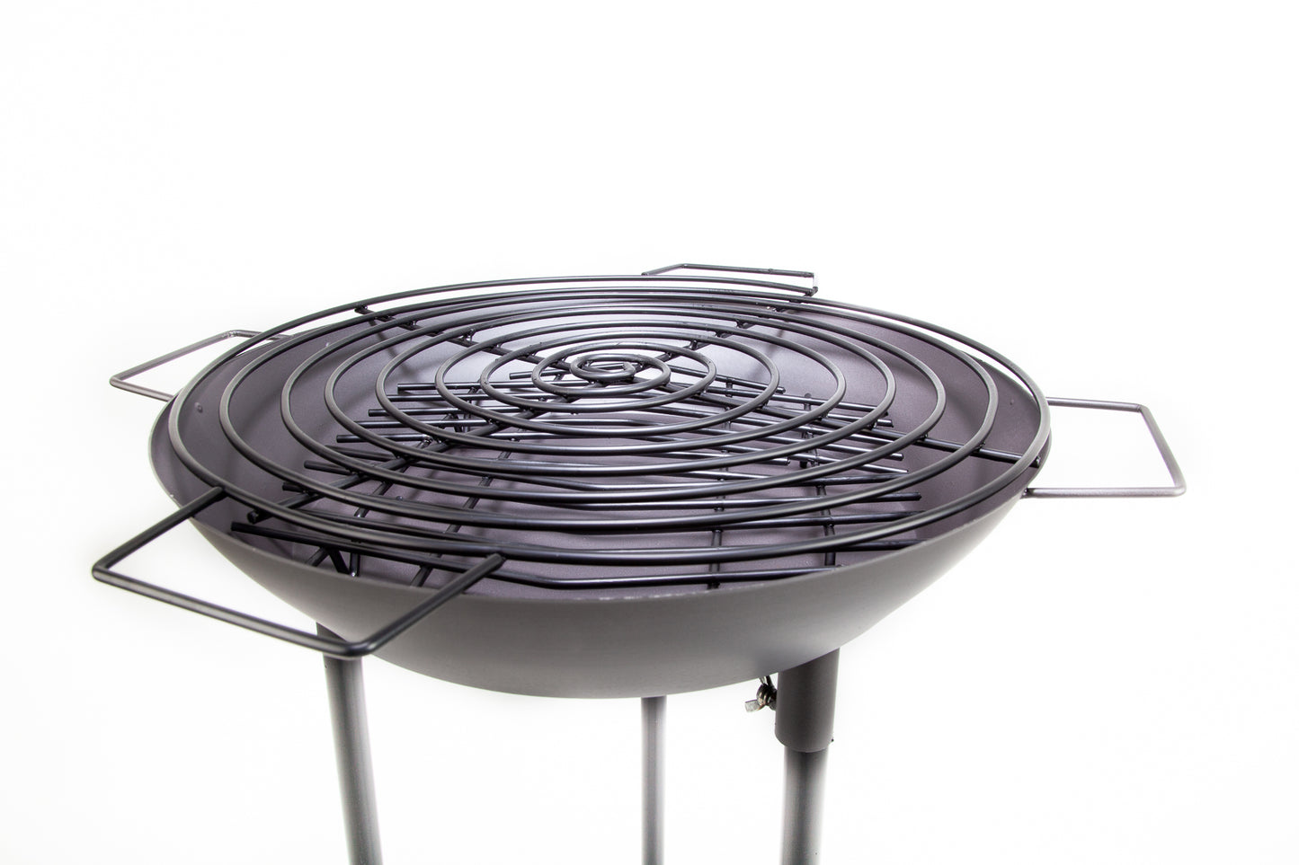 Barbacoa Redonda con Parrilla Espiral 500 - Hierro