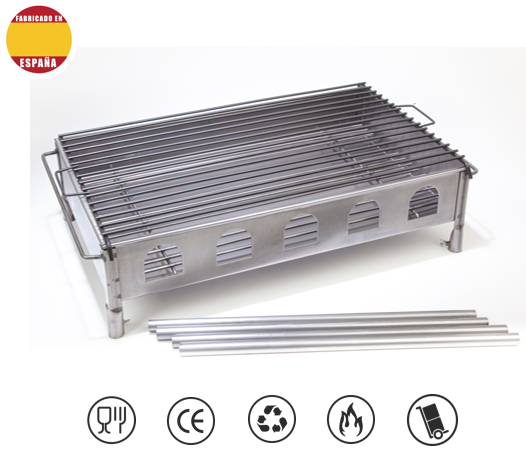 Barbacoa Desmontable Artesana Super - Hierro