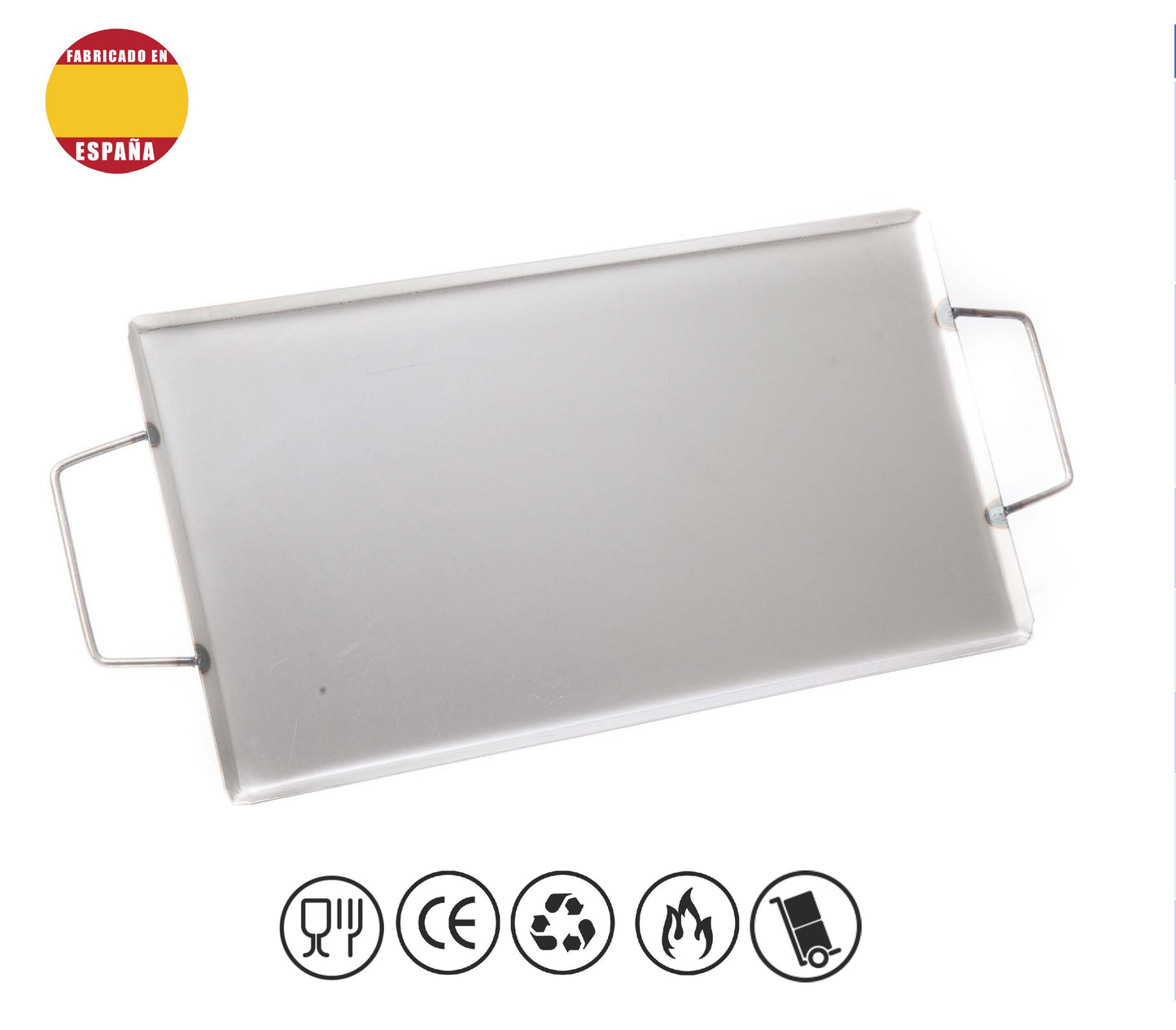 Plancha Rectangular 650 Asas Laterales