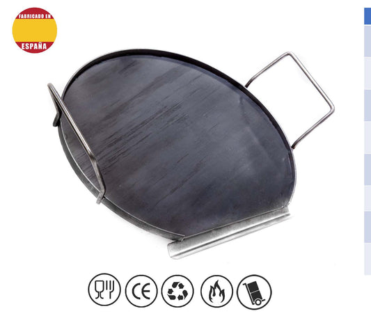 Plancha Redonda de Hierro para Barbacoa y Gas 500
